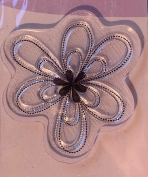 Mini Clear Stamp Blume